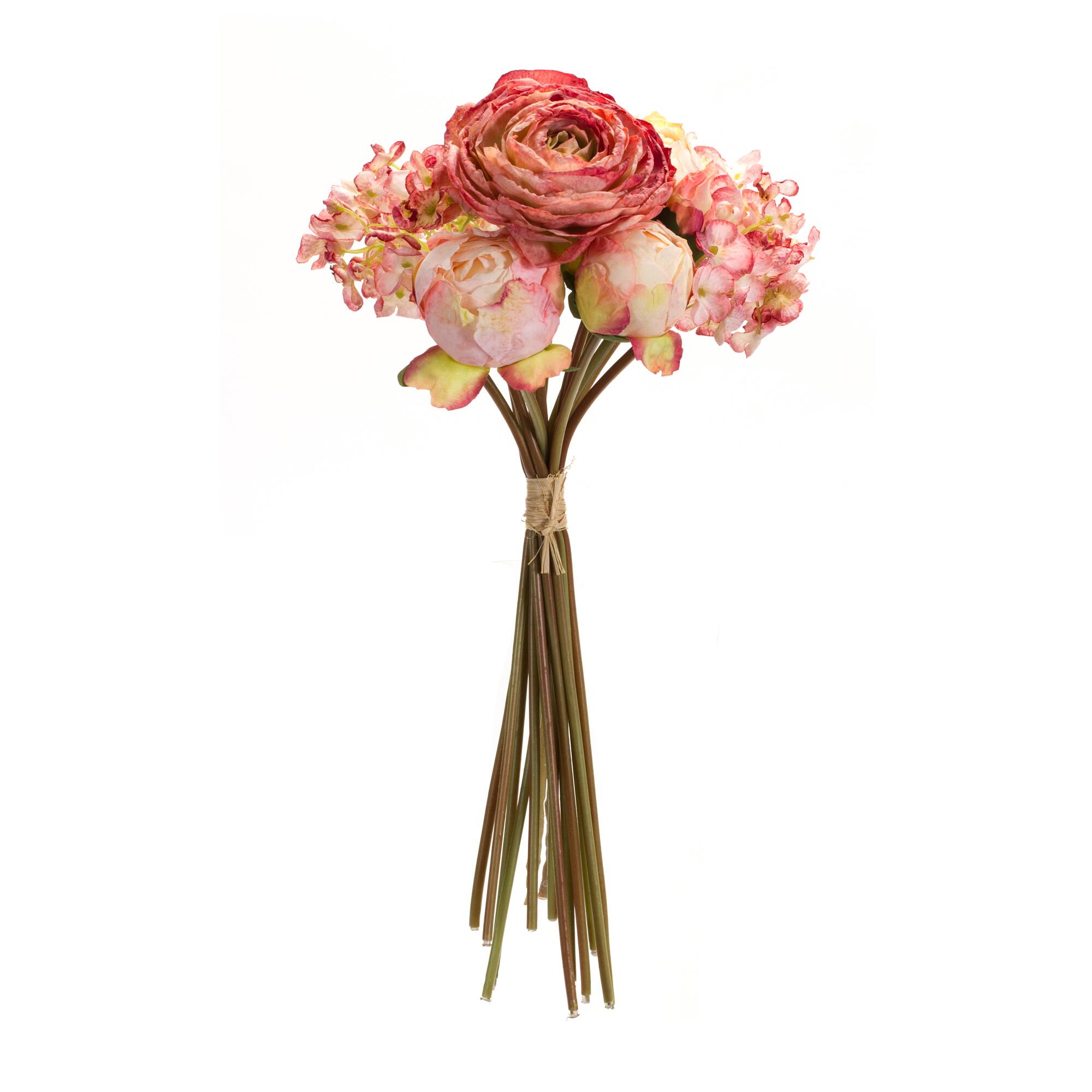 Pink Peony & Hydrangea Bouquet Set
